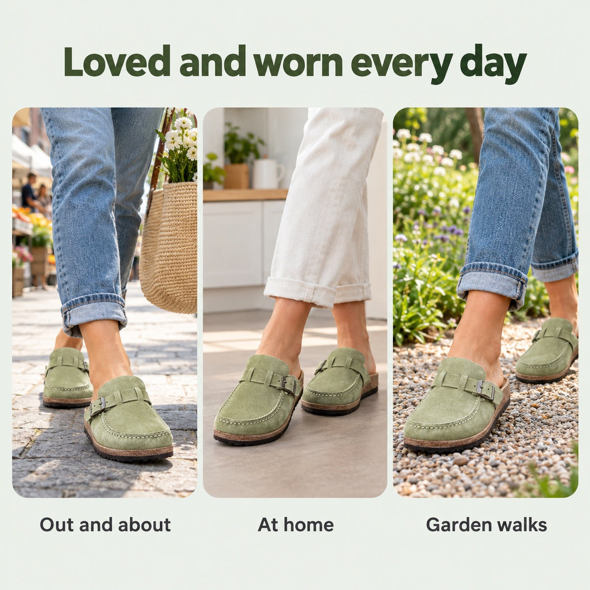 Lorene – Women's Orthopedic Clogs, worn every day