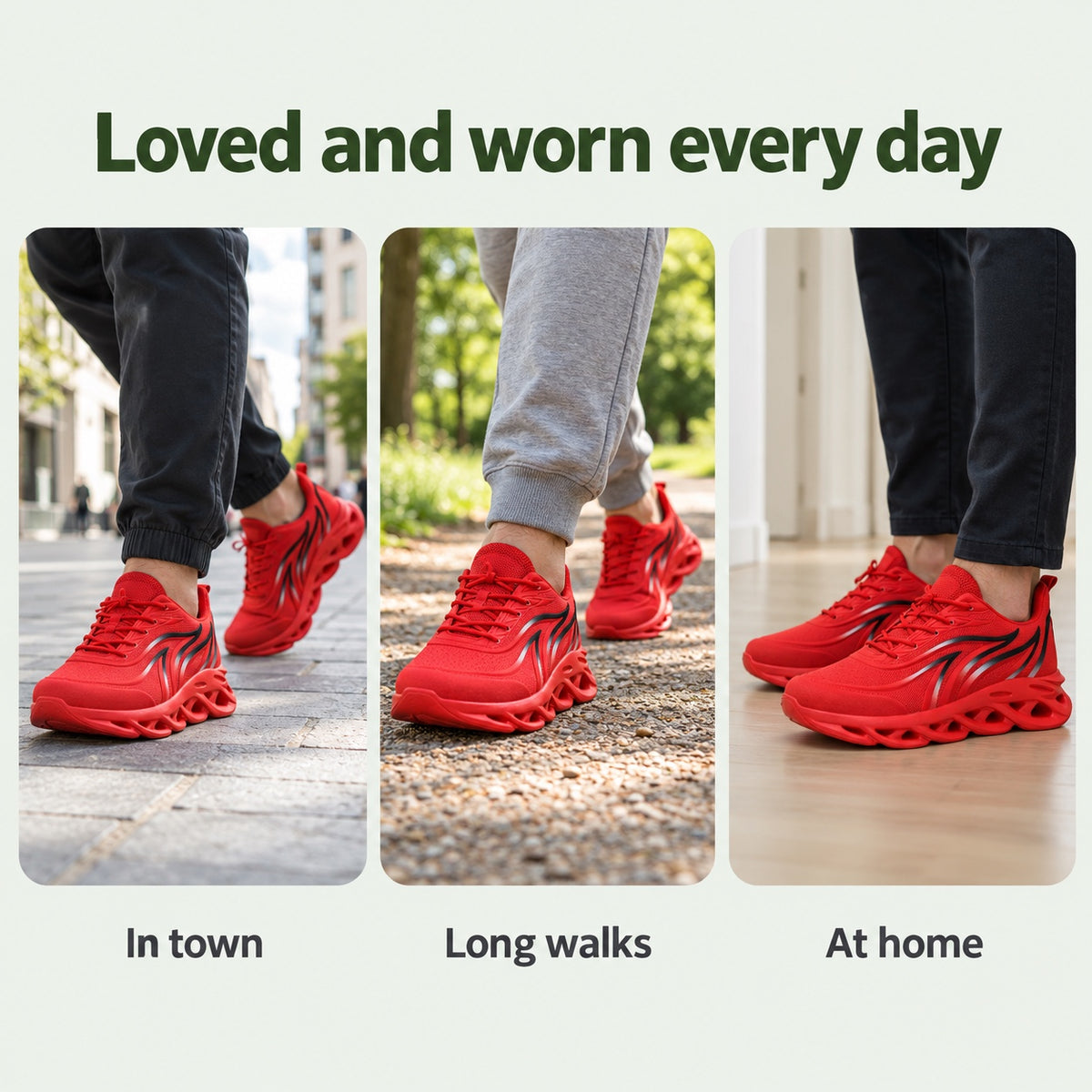 Lorenzo – Men's Walking Sneakers, worn every day