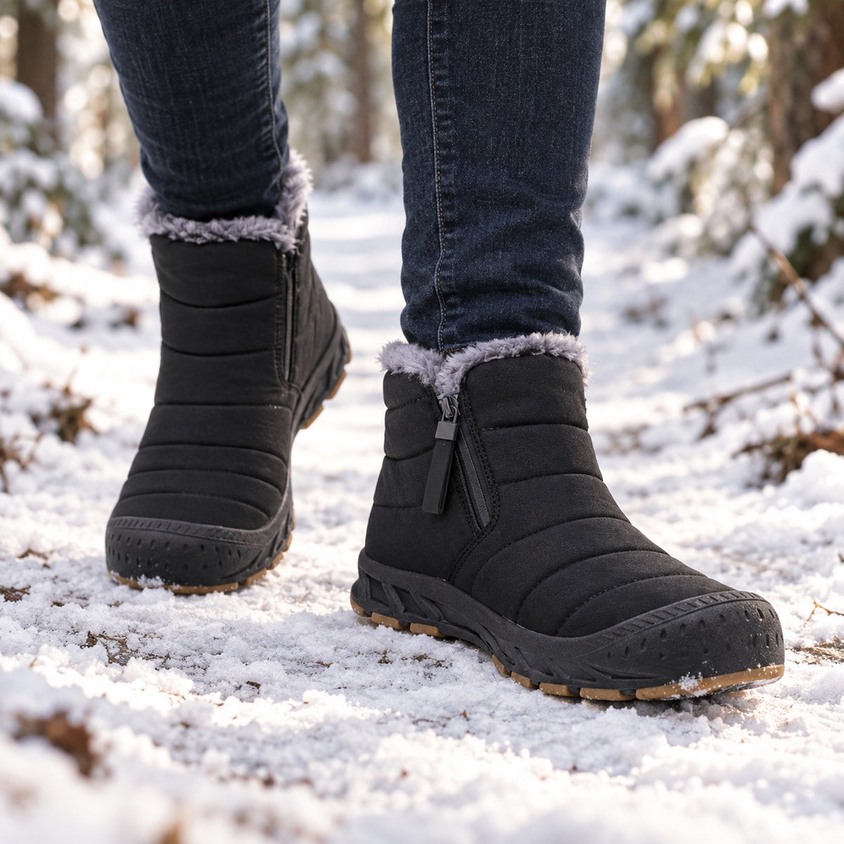 Loretta – Women's Comfort Boots, worn on a walk