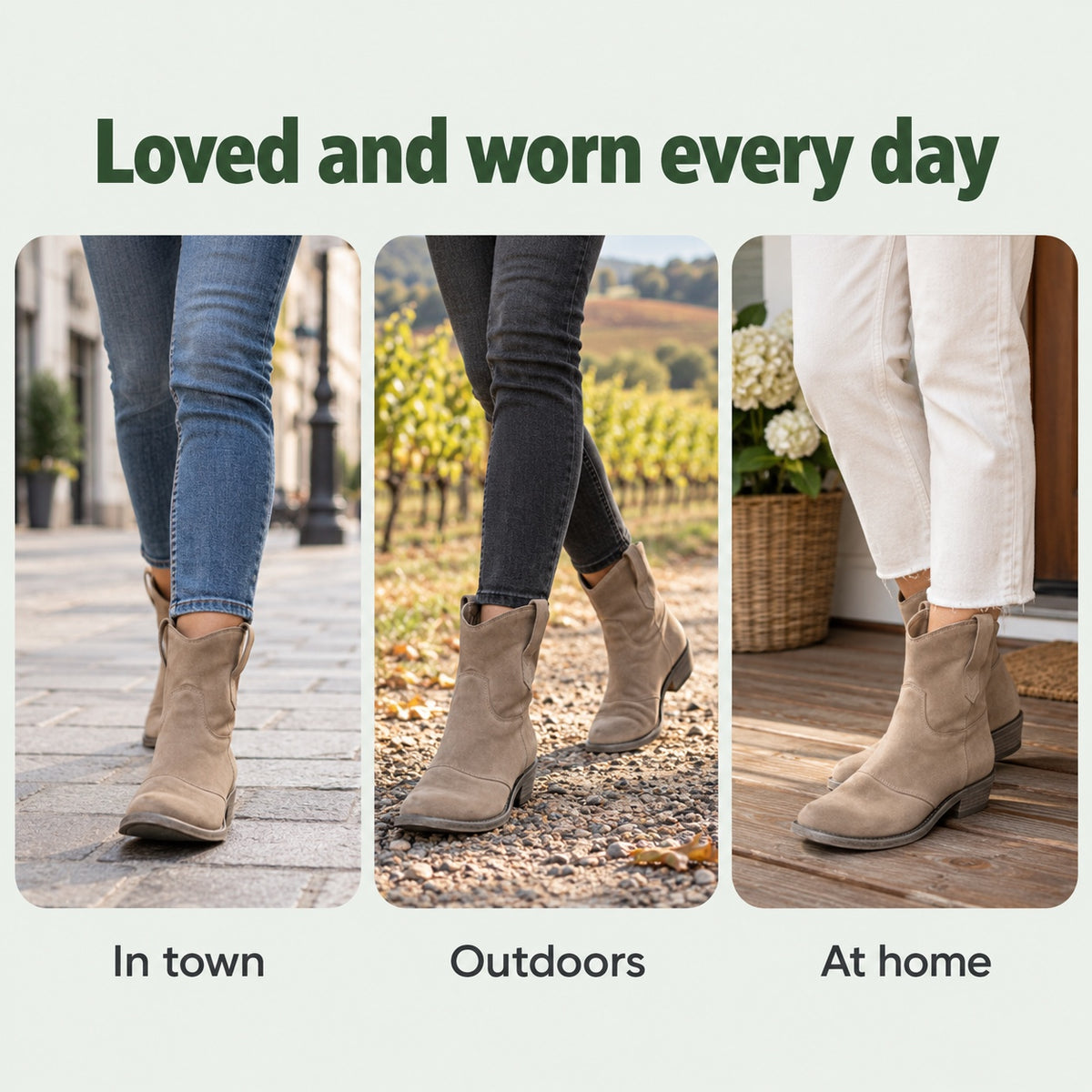 Lori – Women's Comfort Boots, worn every day