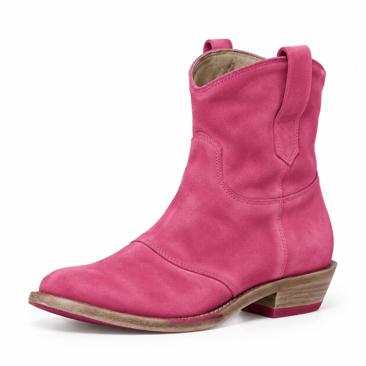 Lori – Women's Comfort Boots in Pink