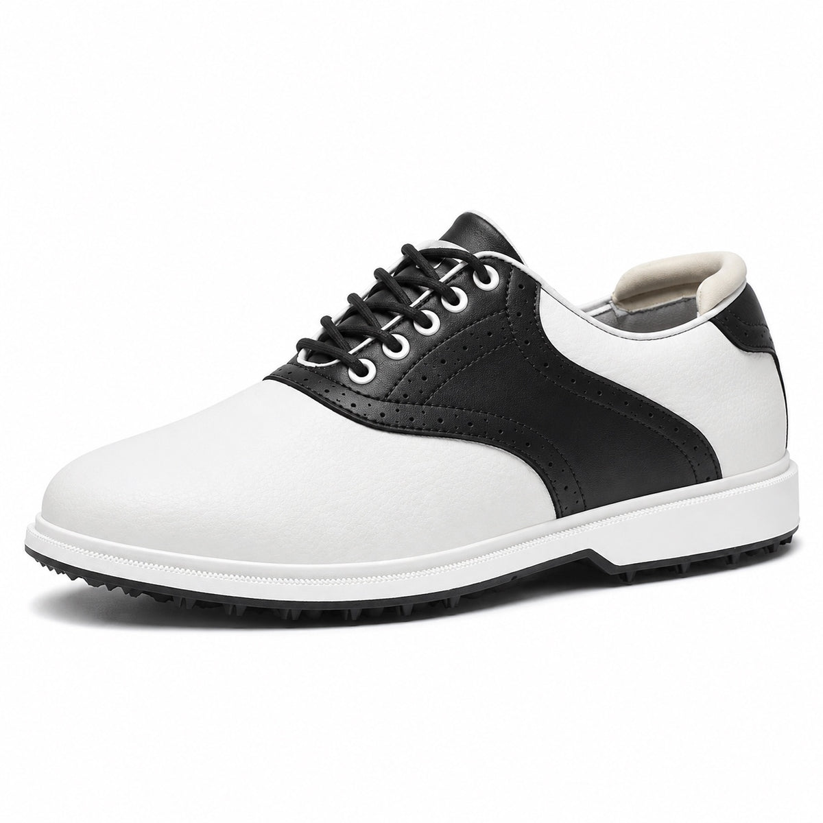 Lucas – Men's Non-Slip Shoes in Black White