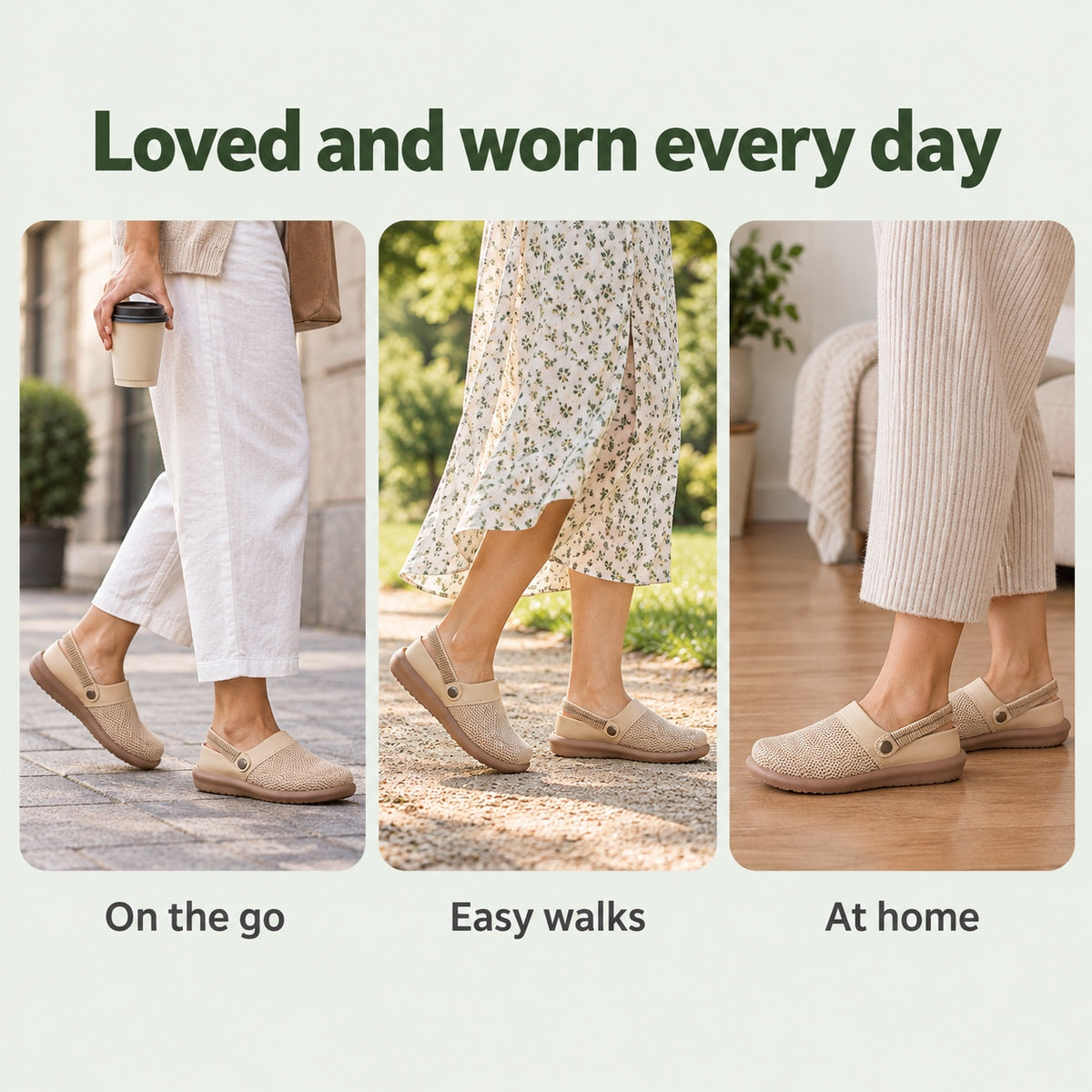 Lula – Women's Comfortable Sandals, worn every day