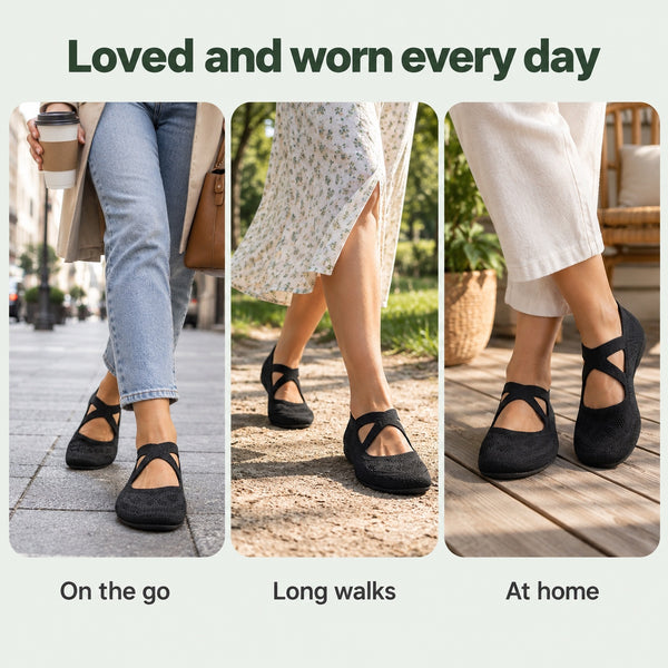 Lydia – Women's Barefoot Flats, worn every day