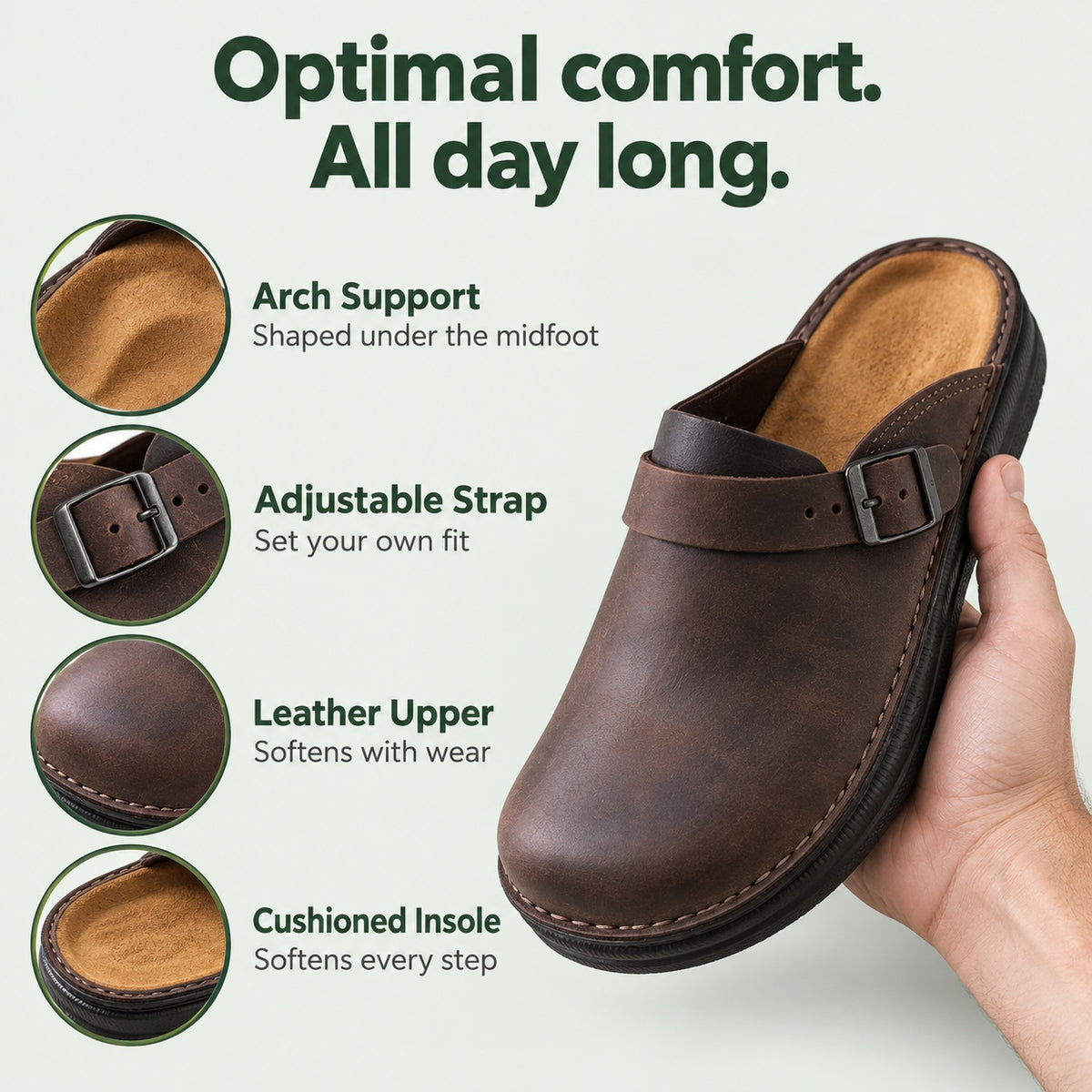 Lyons – Unisex Nursing Clogs, features