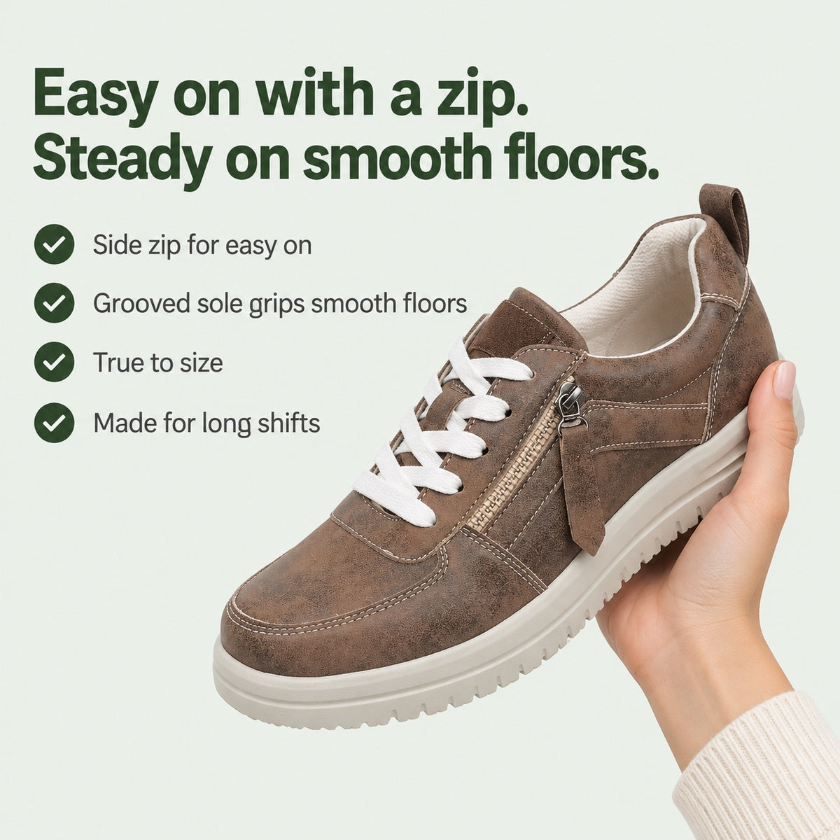 Mabel – Women's Nursing Sneakers, key benefits
