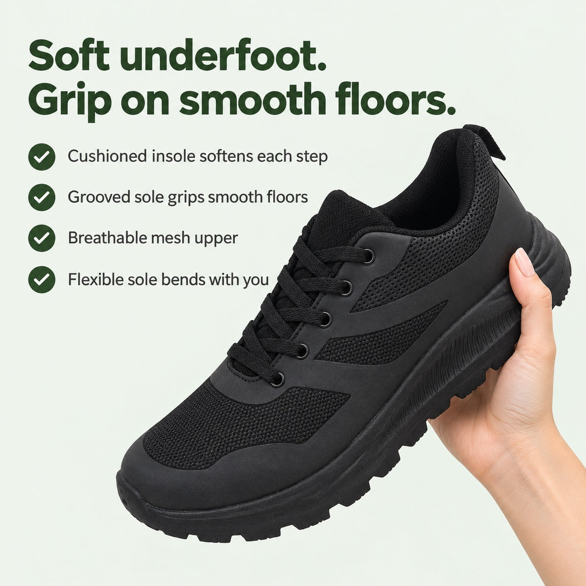 Maldonado – Unisex Nursing Sneakers, key benefits