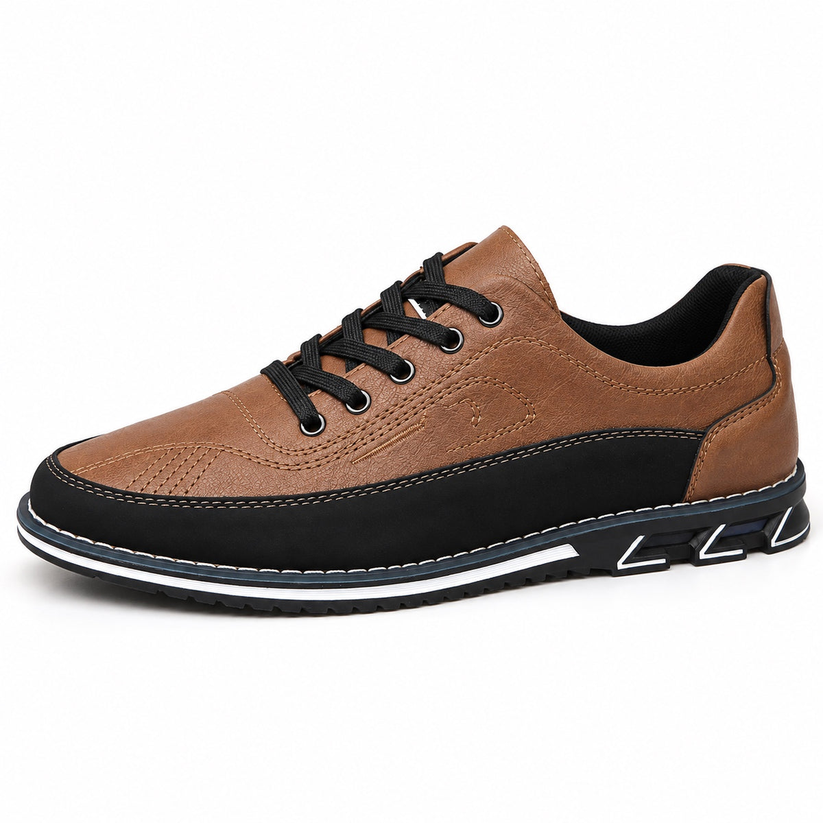 Marco – Men's Wide Toe Box Shoes in Chestnut Tan