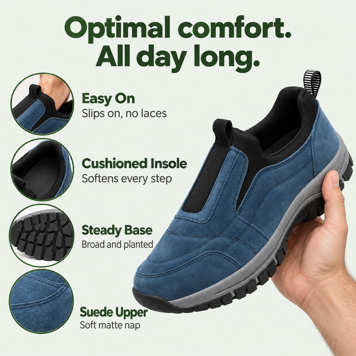 Marianne – Men's Comfort Boots, features