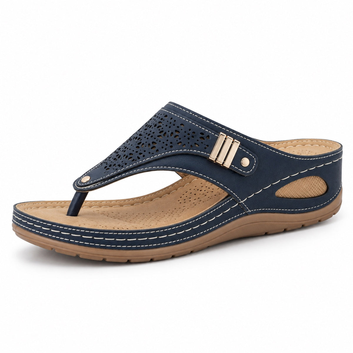 Marlene – Women's Comfortable Sandals in Navy Blue