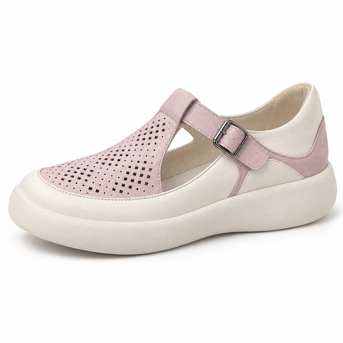 Marsh – Unisex Wide Toe Box Shoes in Pink