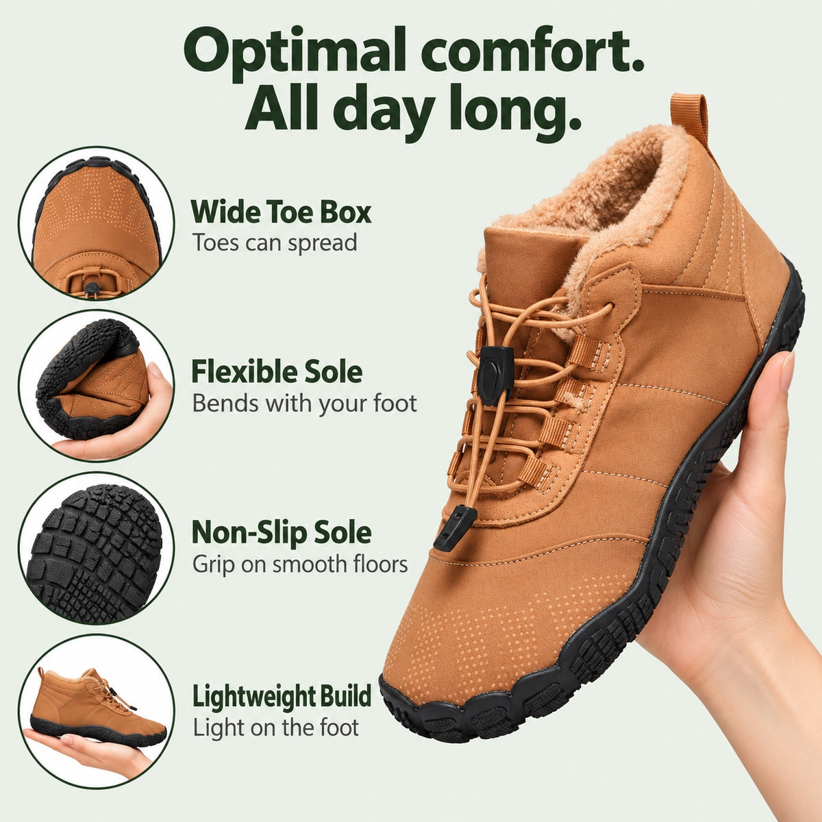 Marta – Women's Wide Toe Box Shoes, features