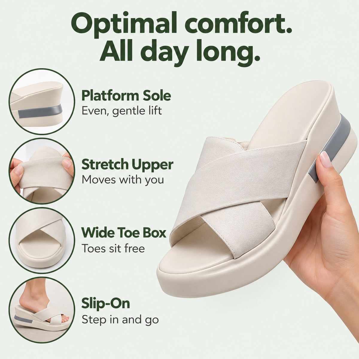 Mason – Unisex Wide Toe Box Sandals, features