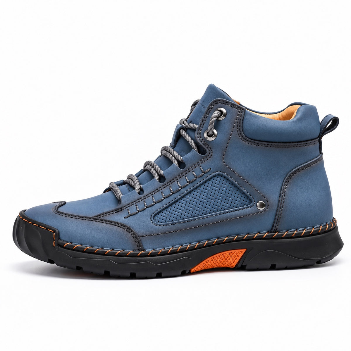 Mathew – Men's Comfort Boots in Blue