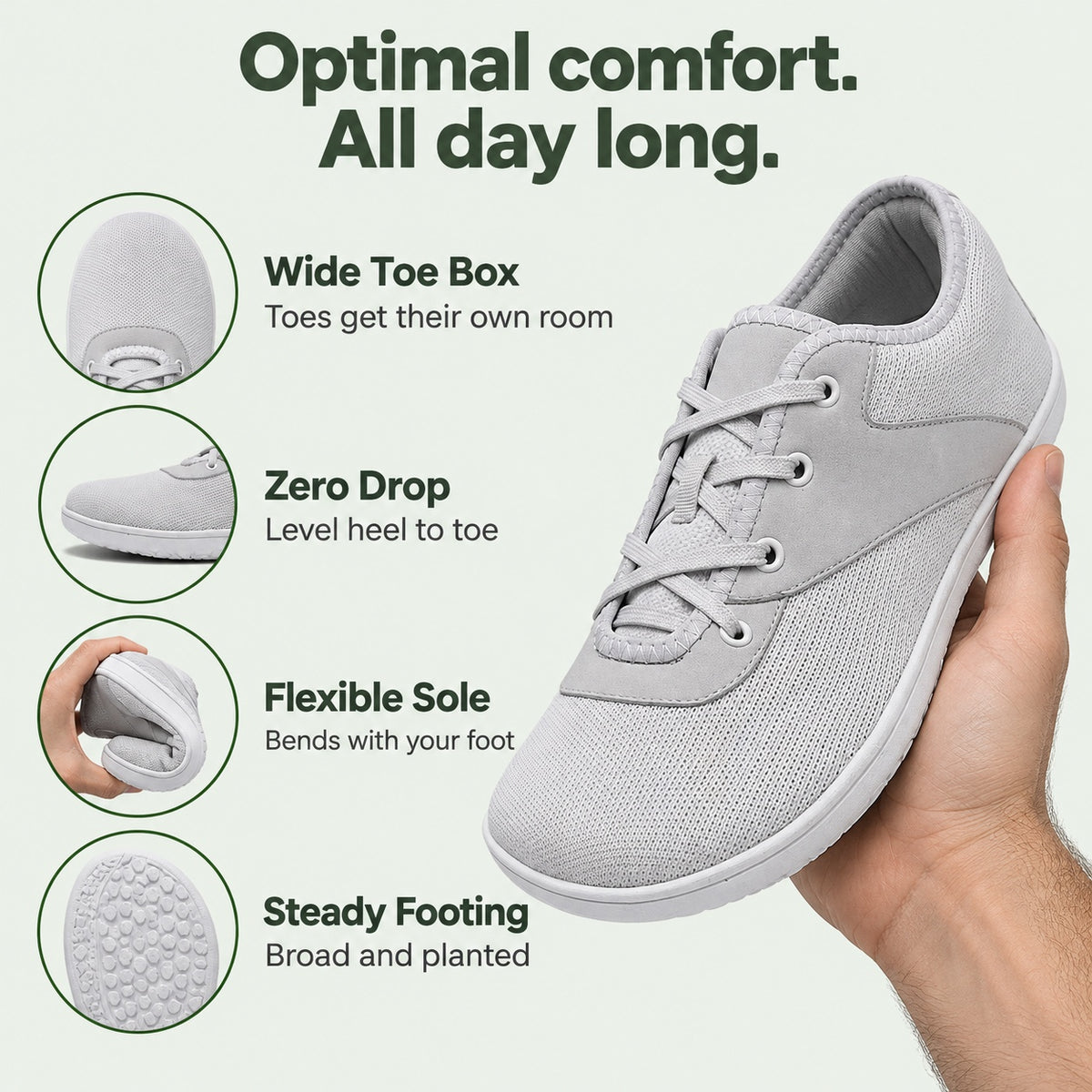Matthews – Unisex Barefoot Shoes, features