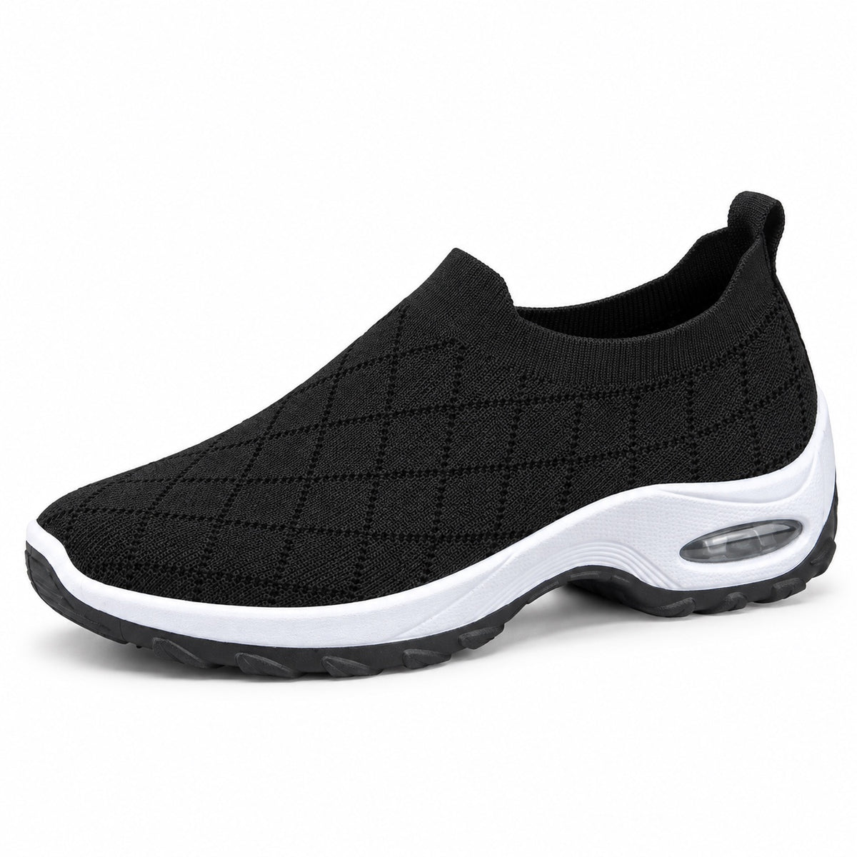 Mattie – Women's Nursing Shoes in Black-White