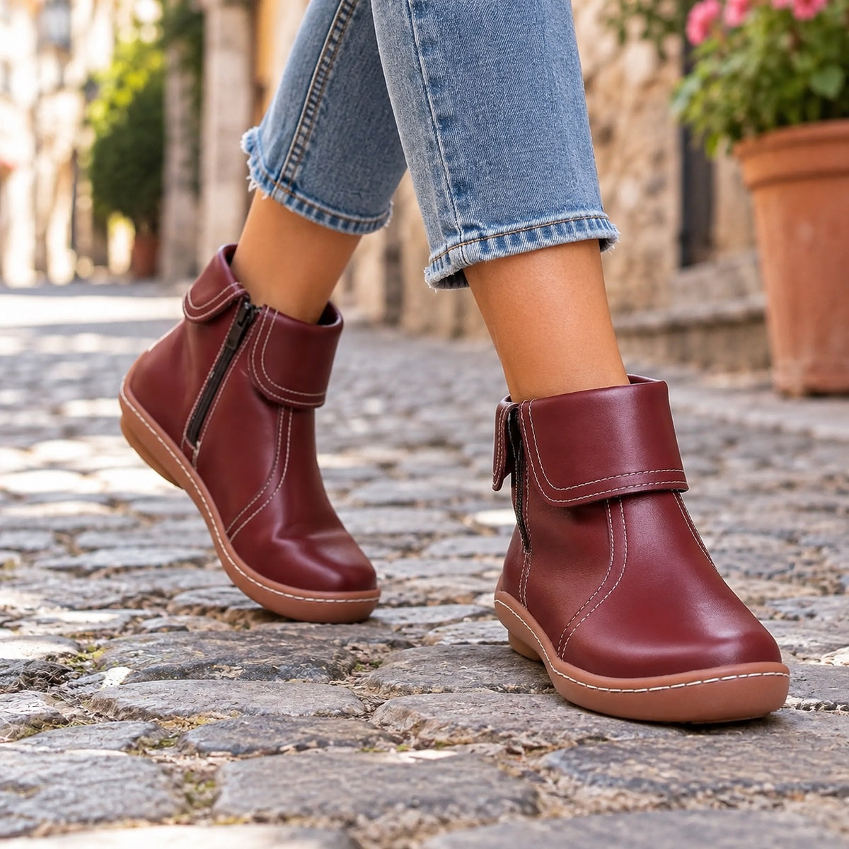 Maureen – Women's Comfort Boots, worn on a walk