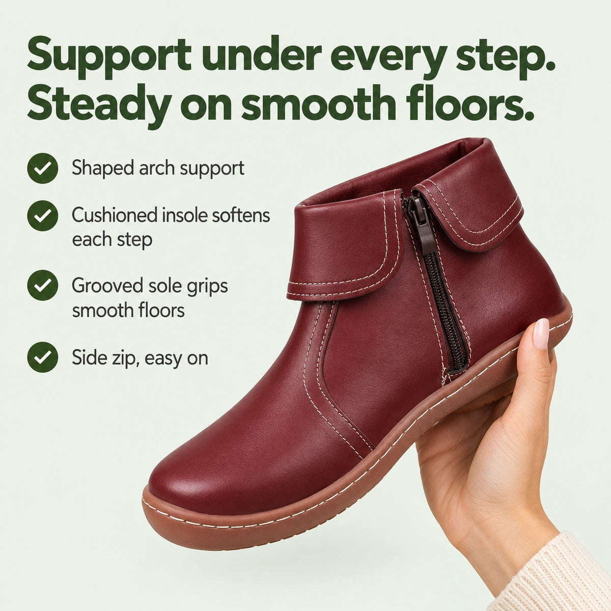 Maureen – Women's Comfort Boots, key benefits