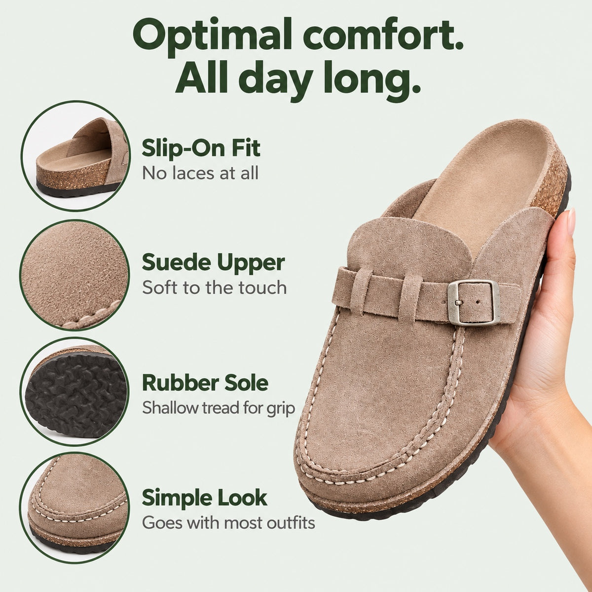 Melba – Women's Nursing Clogs, features