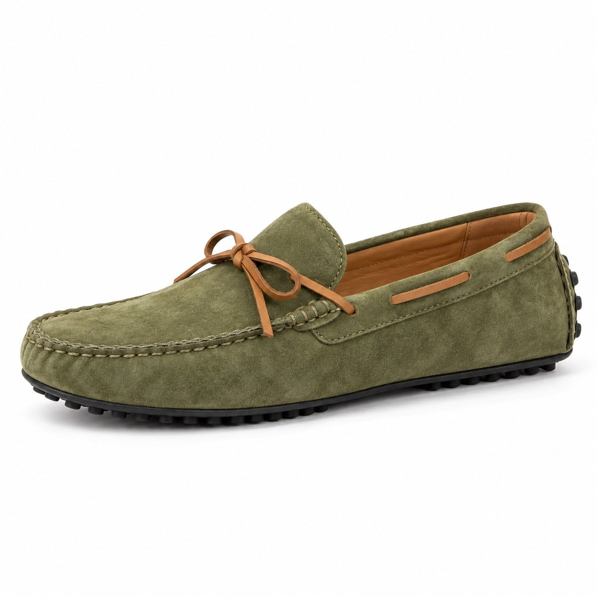 Milton – Men's Slip-On Loafers in Green