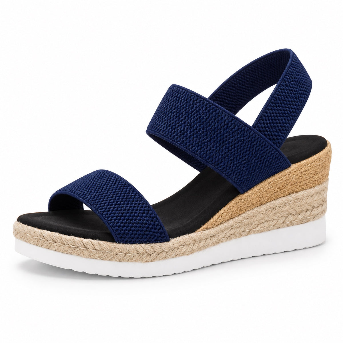 Mindy – Women's Wide Toe Box Sandals in Blue