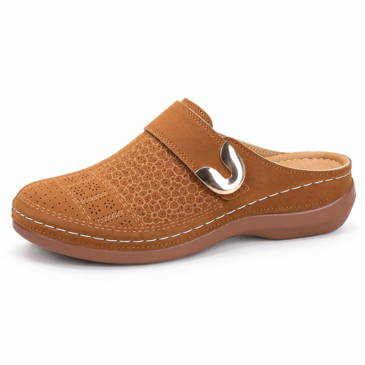 Miranda – Women's Comfort Slippers in Dark Brown