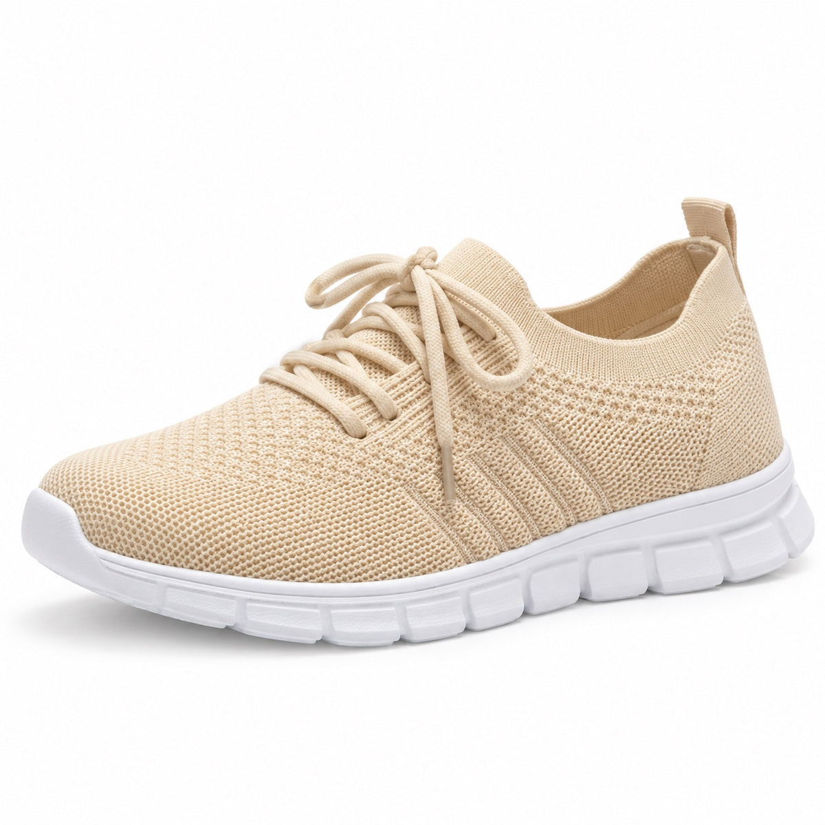 Monica – Women's Arch Support Sneakers in Beige