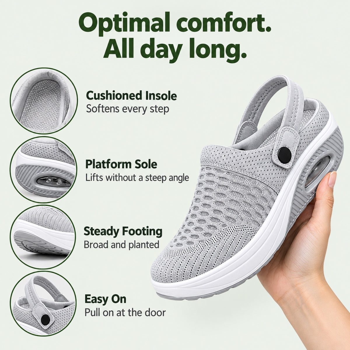 Moore – Unisex Walking Shoes, features
