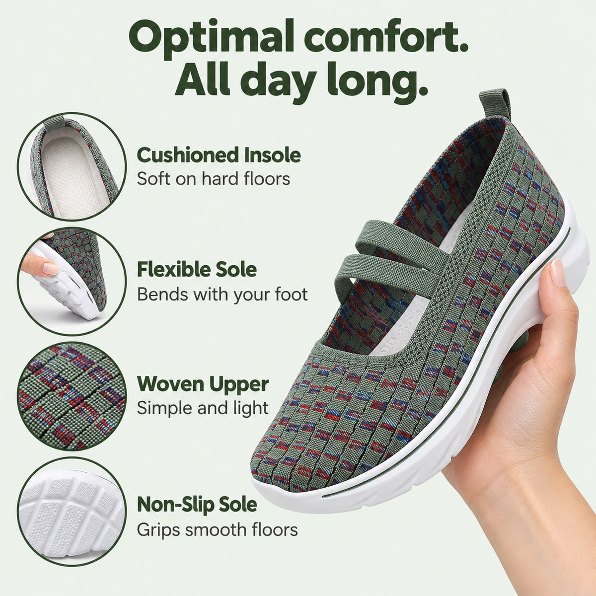 Myra – Women's Nursing Shoes, features