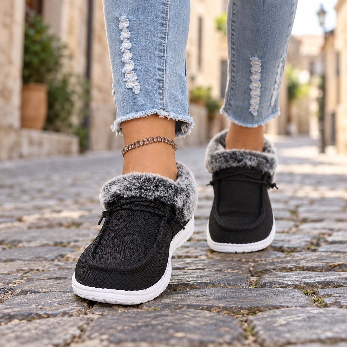 Myrna – Women's Non-Slip Shoes, worn on a walk