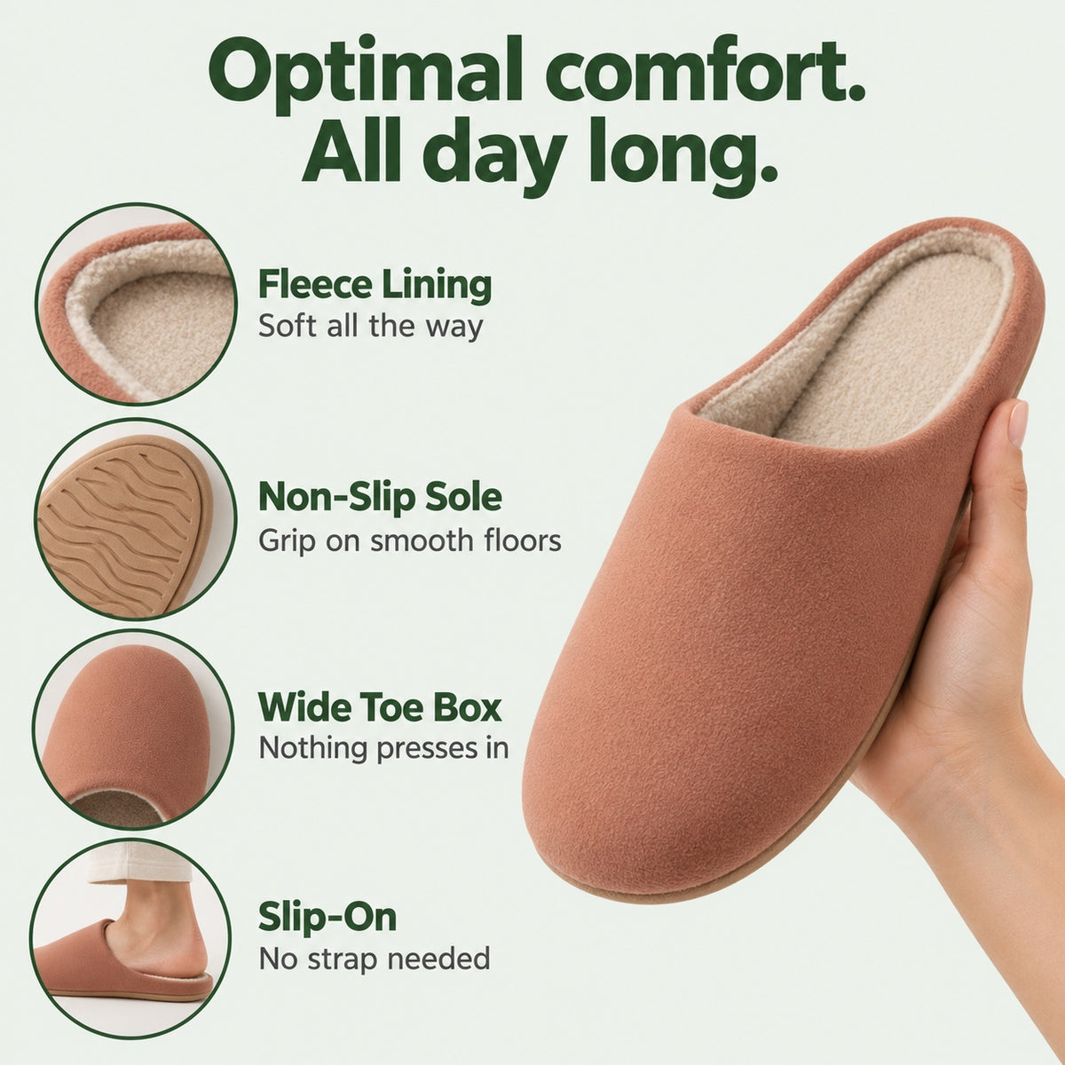 Neal – Men's Comfort Slippers, features