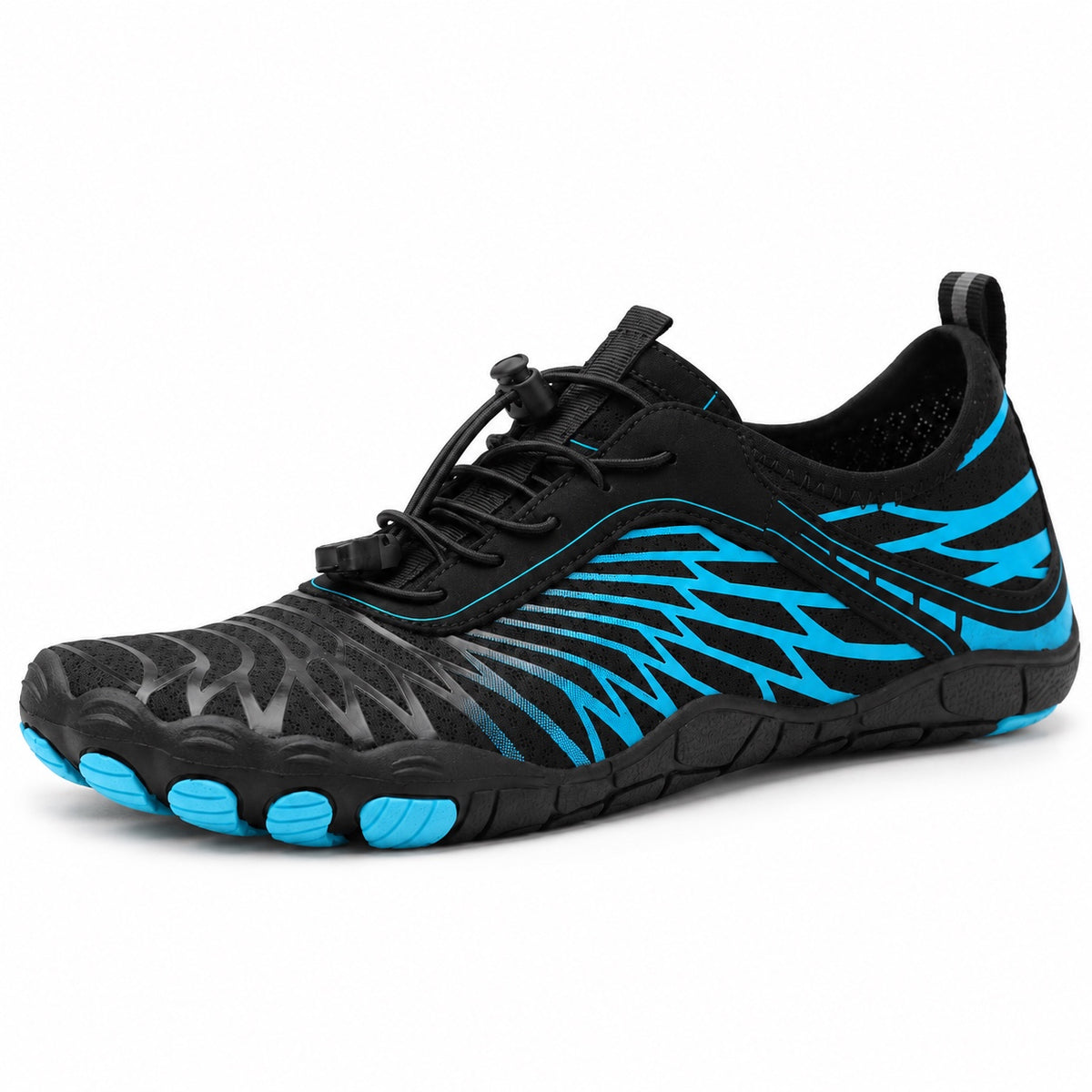 Nettie – Women's Wide Toe Box Shoes in Blue Black