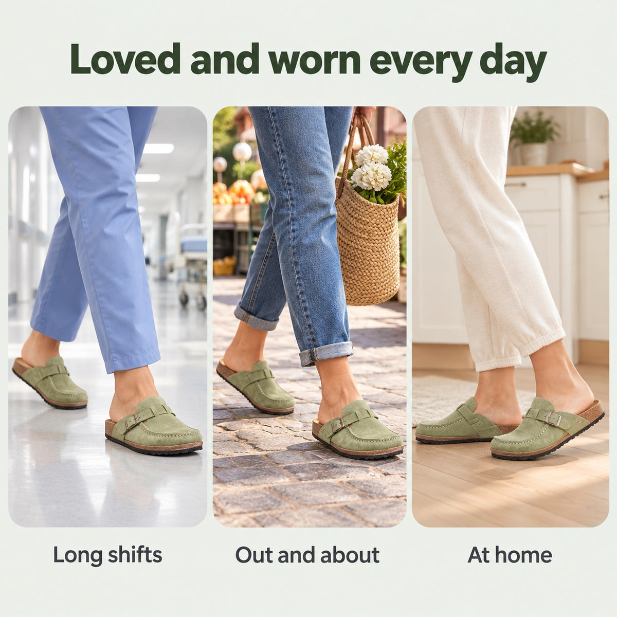 Nora – Women's Nursing Clogs, worn every day