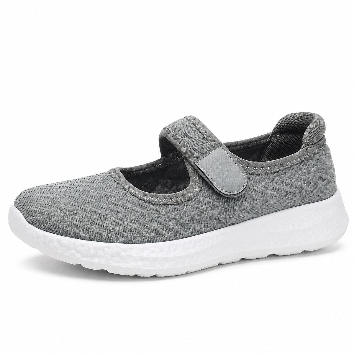 Olive – Women's Nursing Flats in Gray