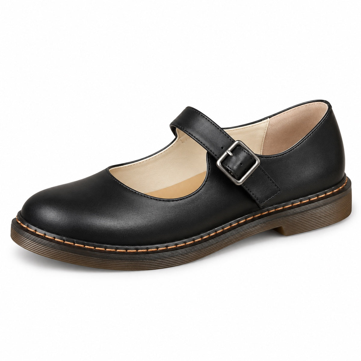 Osborne – Unisex Orthopedic Flats in Classic Black