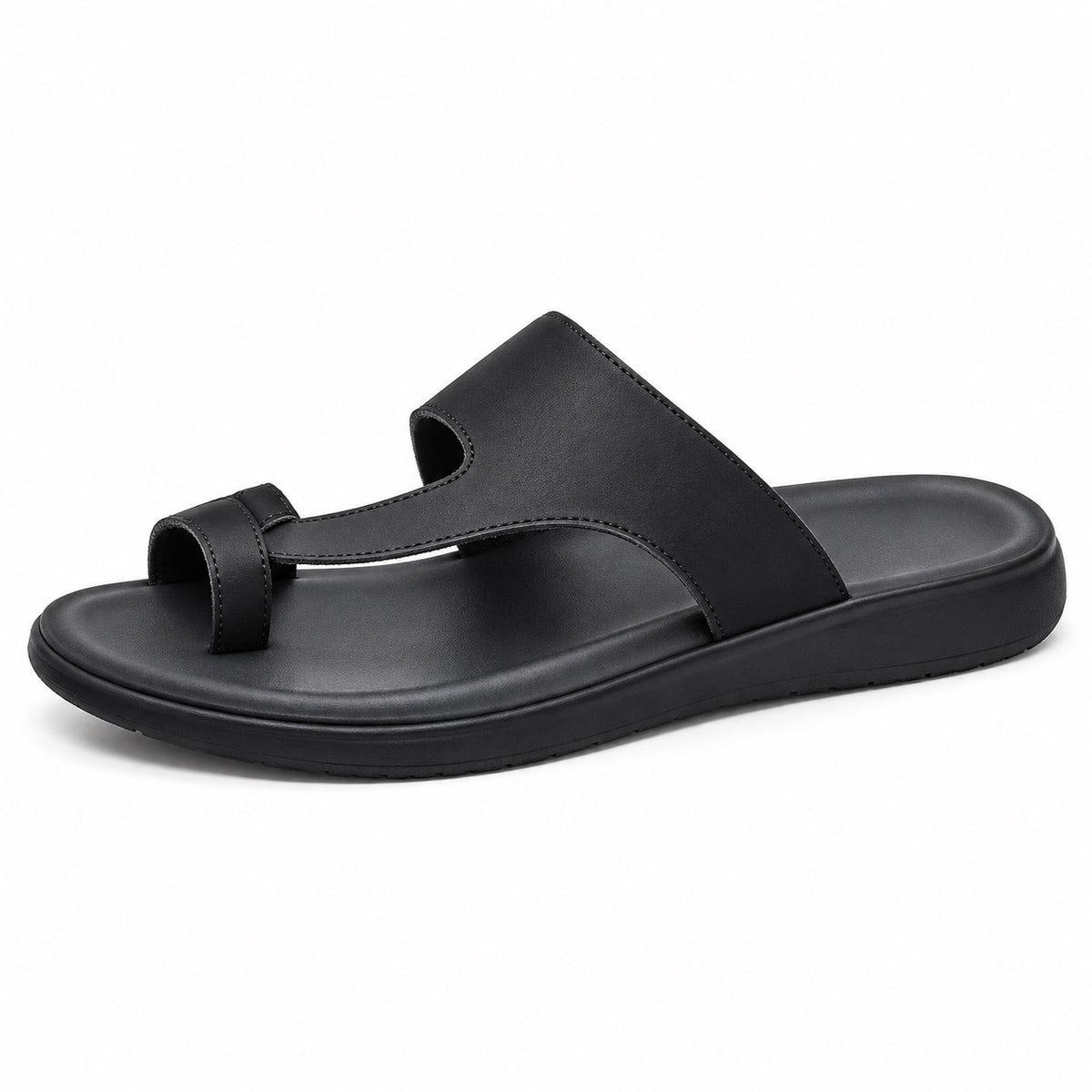 Otis – Men's Wide Toe Box Sandals in Black