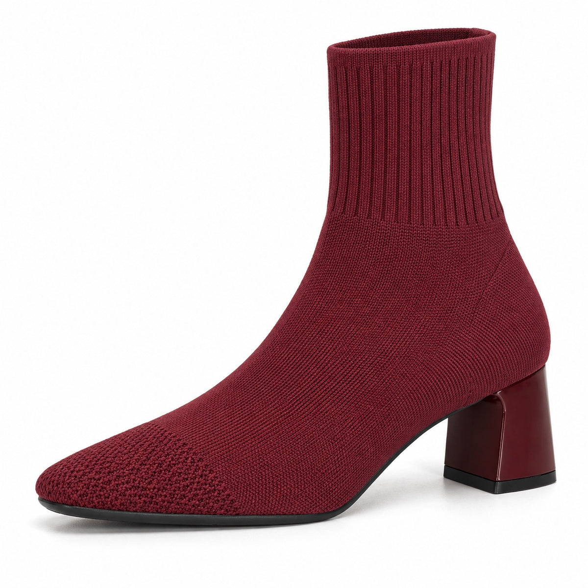Padilla – Unisex Wide Calf Boots in Red