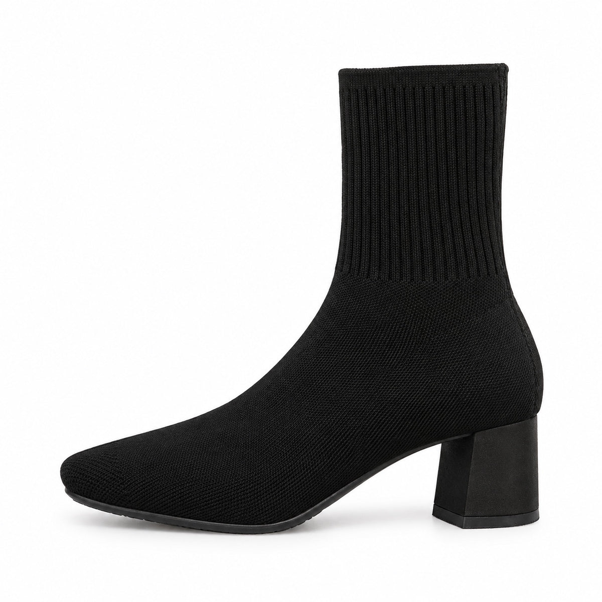 Padilla – Unisex Wide Calf Boots in Black