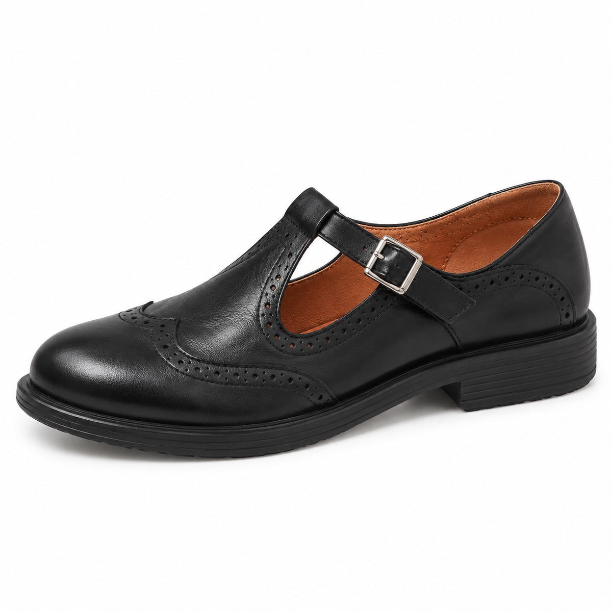 Park – Unisex Arch Support Flats in Black