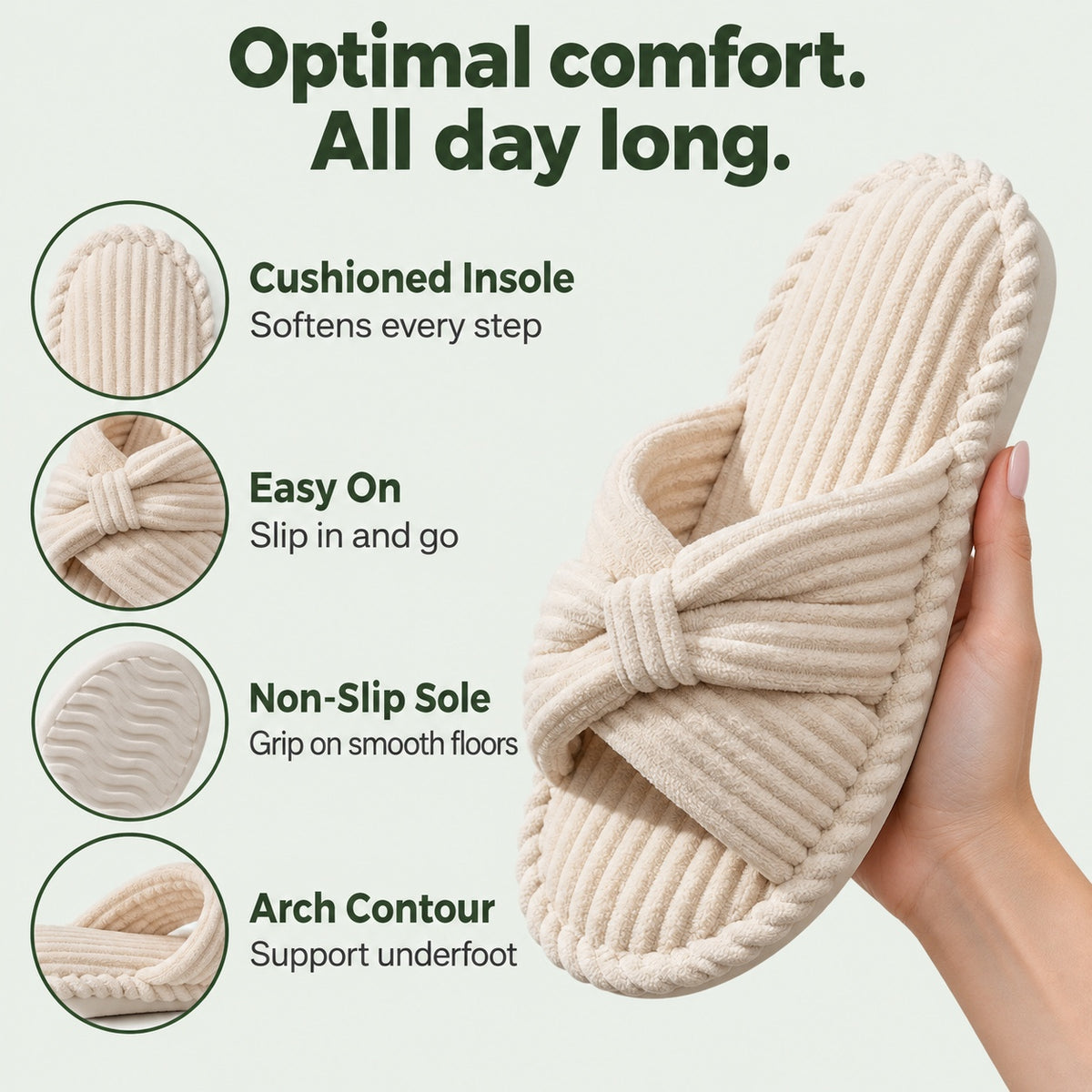 Patsy – Women's Comfort Slippers, features