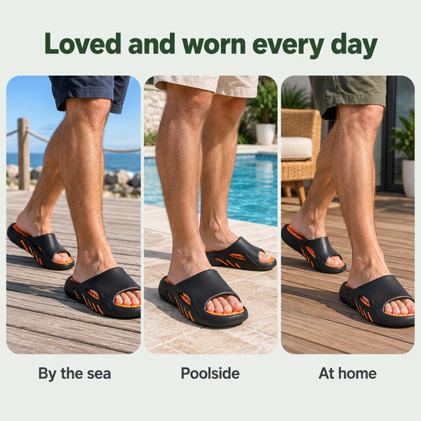 Phillip – Men's Comfortable Sandals, worn every day