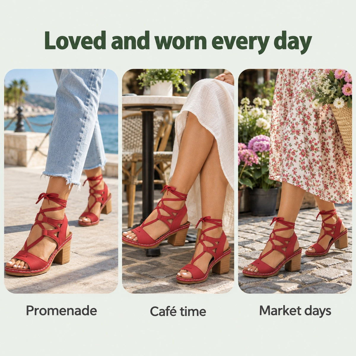 Pittman – Unisex Wide Toe Box Sandals, worn every day