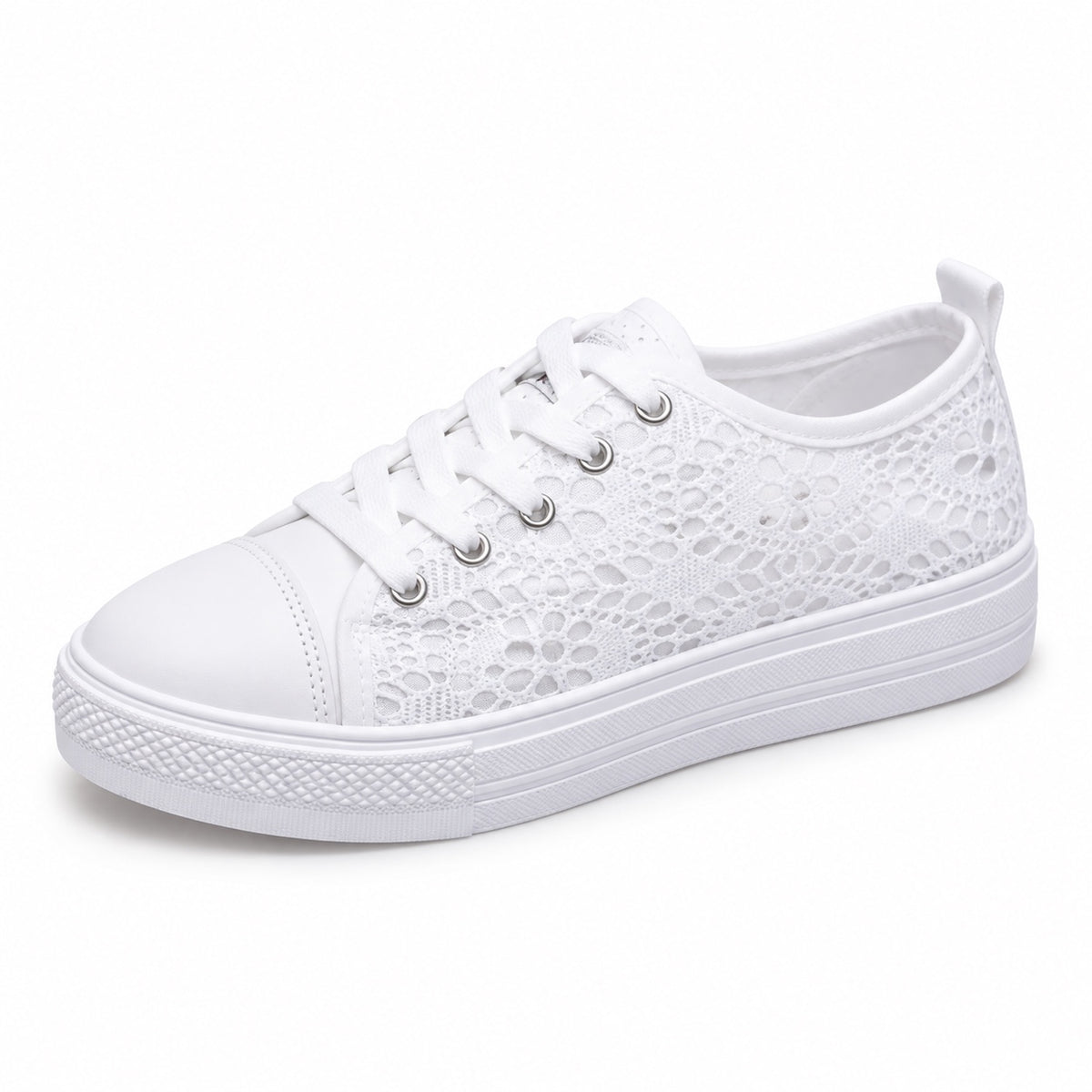 Priscilla – Women's Arch Support Sneakers in White