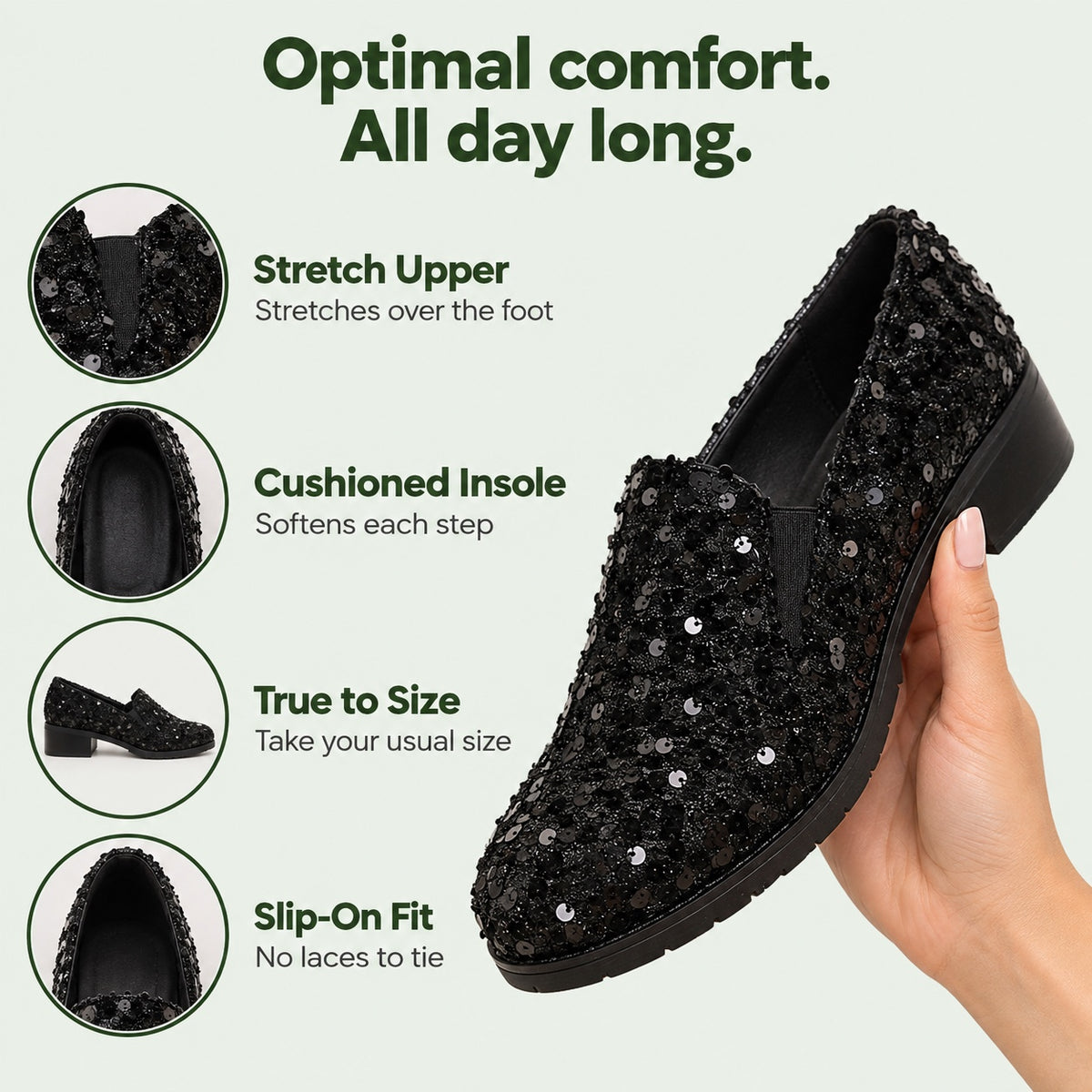 Ramsey – Unisex Slip-On Loafers, features