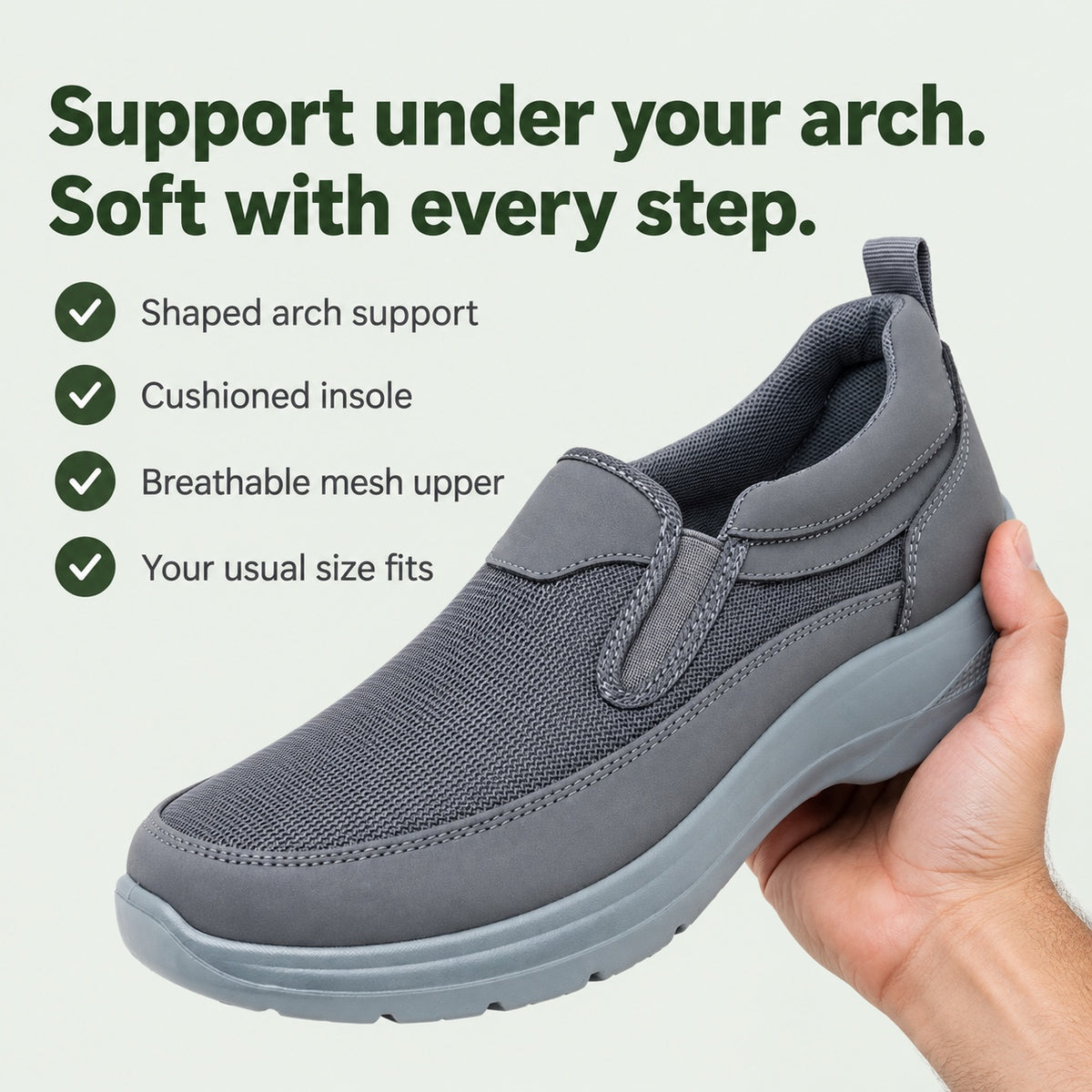 Randall – Men's Slip-On Sneakers, key benefits