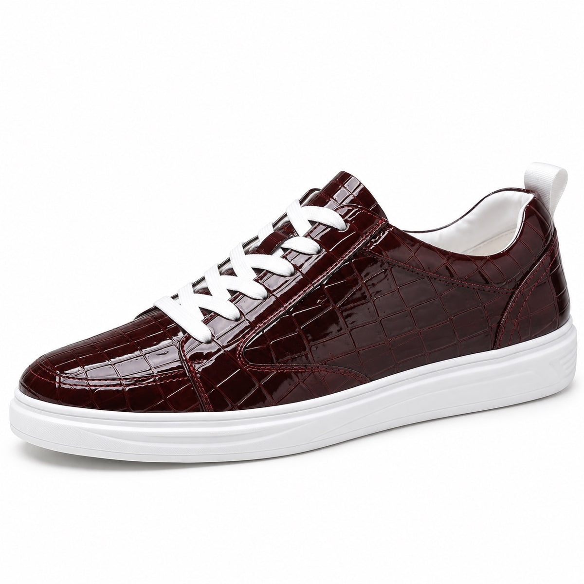 Randolph – Men's Slip-On Sneakers in Red