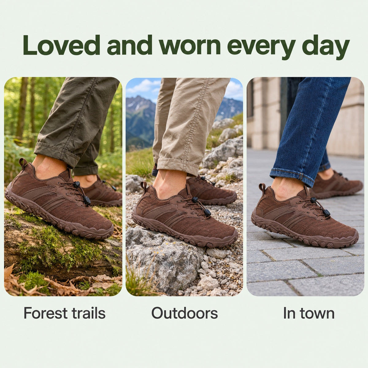 Reeves – Unisex Barefoot Shoes, worn every day
