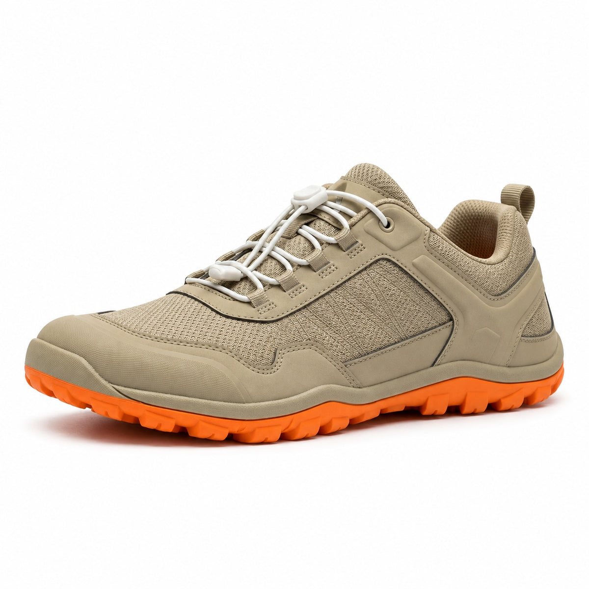 Reeves – Unisex Barefoot Shoes in Khaki/Orange