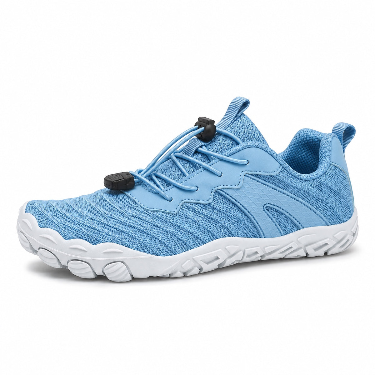 Reeves – Unisex Barefoot Shoes in Sky Blue/White