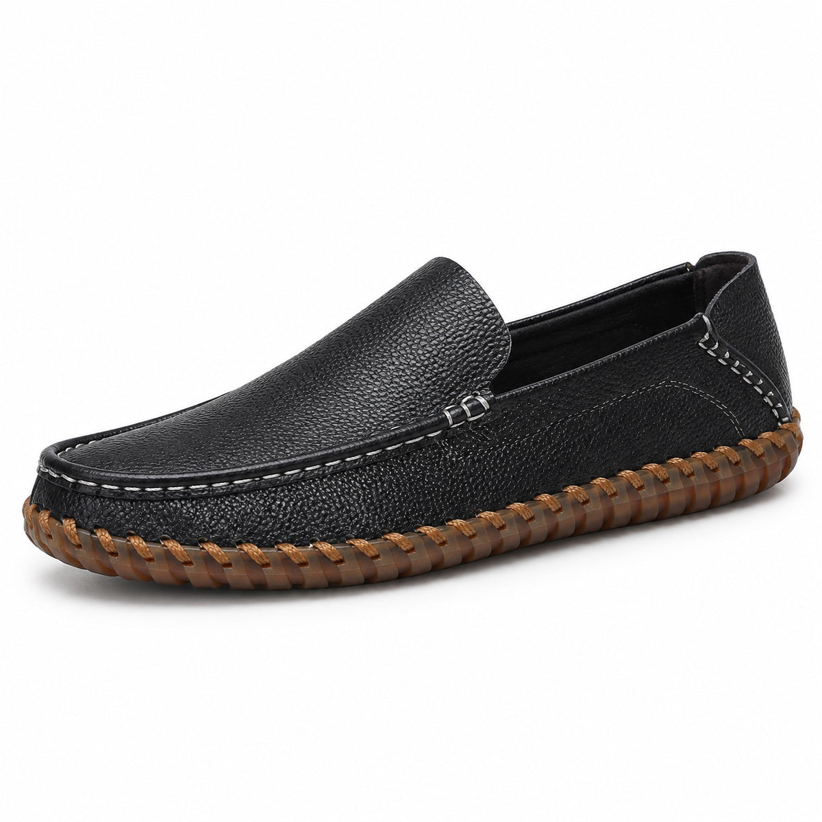 Rick – Men's Slip-On Loafers in Black